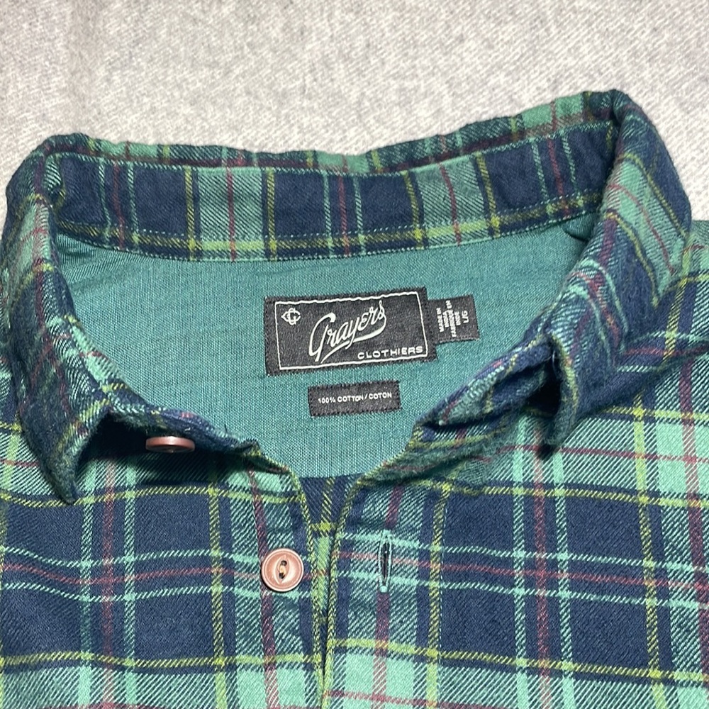 Grayers Mens Flannel Cotton Large - Picture 2 of 3